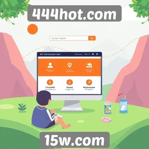 Acessibilidade e interface do site 444hot.com